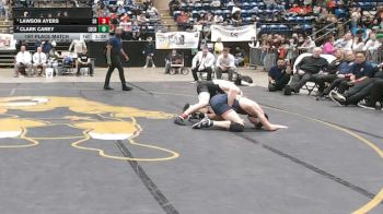 3 - 165 lbs 1st Place Match - Lawson Ayers, Staunton River vs Clark Carey, Liberty Christian