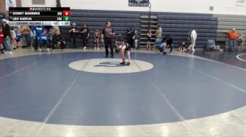 67 lbs Champ. Round 1 - Leo Garcia, Cougar Wrestling Club vs Sonny Manning, Raft River Wrestling