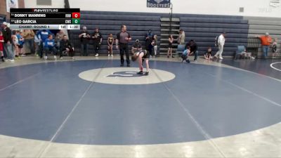 67 lbs Champ. Round 1 - Leo Garcia, Cougar Wrestling Club vs Sonny Manning, Raft River Wrestling