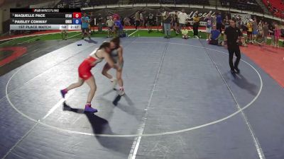 120 lbs 1st Place Match - Maquelle Pace, Utah vs Paisley Conway, Oregon