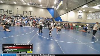 92 lbs Cons. Round 3 - Cody Poulsen, Cedar City vs Logan Emerson, Talons Wrestling