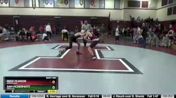 104 lbs 1st Place Match - Sam McDermott, Drexler vs Reed Munson, North Linn