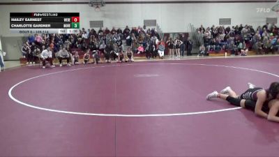 105-114 lbs 1st Place Match - Hailey Earnest, West Delaware Girls vs Charlotte Gardner, Mount Vernon Girls