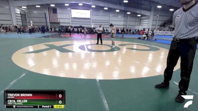 5-144 lbs Cons. Round 1 - Cecil Miller, First Colonial vs Trevor Brown, Maury