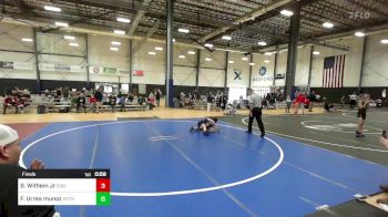 62 lbs Final - Bronze Withem Jr, Siskiyou WC vs Francisco Urrea Munoz, Hotshots