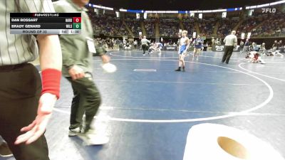 96 lbs Round Of 32 - Dan Bossart, Harborcreek vs Brady Genard, Wilson Area