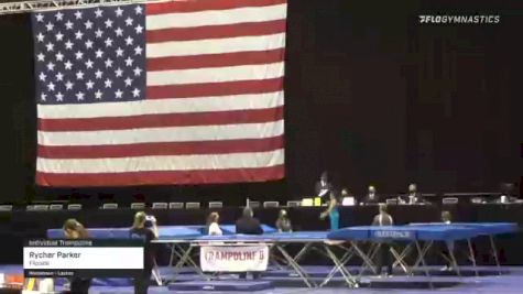 Rycher Parker - Individual Trampoline, Flipside - 2021 USA Gymnastics Championships