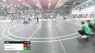 138 lbs Rr Rnd 1 - Kyle Carter, VHW vs Branden Rozanski, Pursuit Wrestling Academy - Black