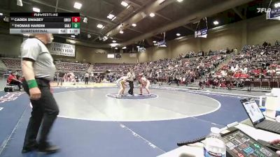 2A 190 lbs Quarterfinal - Thomas Hardin, San Juan vs Caden Swasey, Grand County