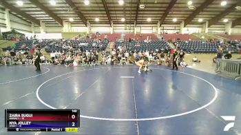 140 lbs Placement (4 Team) - Zaira Sugui, Hawaii 1 vs Nya Jolley, Utah 1