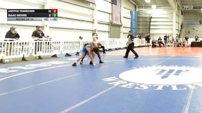 132 lbs Round Of 16 - Ashton Tennessee, NC vs Isaac Moore, AZ