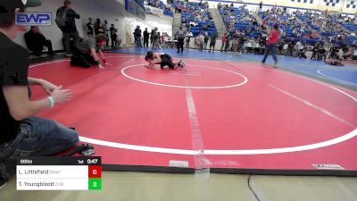 66 lbs Rr Rnd 1 - Liam Littlefield, Skiatook Youth Wrestling vs Tobias Youngblood, Coweta Tiger Wrestling