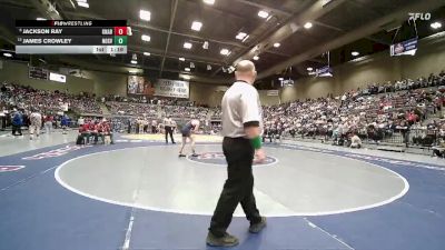 2A 144 lbs 3rd Place Match - James Crowley, North Sevier vs Jackson Ray, Kanab