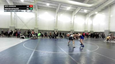 132B lbs Cons. Rd Of 16 - Seth Johnson, Timpview vs Kenyon Kittilson, Millard