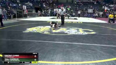 60 lbs Cons. Round 4 - Vincent Cumbo, Vittum Cats WC vs Tenli Madriles, Crystal Lake Wizards WC