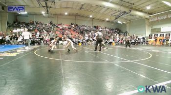 88 lbs Consolation - Mason Delk, Honey Badgers Wrestling Club vs Fisher Hutchins, Salina Wrestling Club