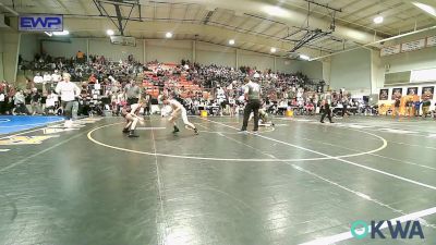 88 lbs Consolation - Mason Delk, Honey Badgers Wrestling Club vs Fisher Hutchins, Salina Wrestling Club