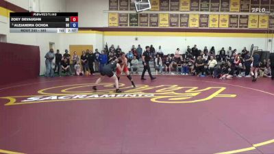 160 lbs Cons. Round 4 - Zoey DeVaughn, Sierra College vs Alejandra Ochoa, Delta College