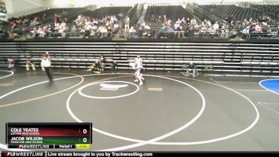 123 lbs Champ. Round 2 - Jacob Wilson, Syracuse High School vs Cole Yeates, Layton High School