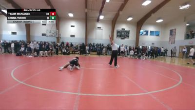 106 lbs Champ. Round 1 - Kenna Tucho, Episcopal Academy vs Liam McKlveen, Kiski School