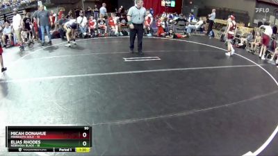 90 lbs Round 5 (6 Team) - Micah Donahue, Minnesota Gold vs Elias Rhodes, Nebraska Black