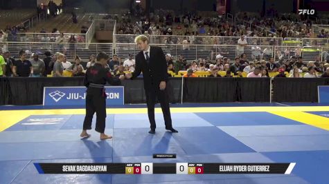 Elijah Ryder Gutierrez vs Sevak Bagdasaryan 2025 Pan Kids Jiu-Jitsu IBJJF Championship