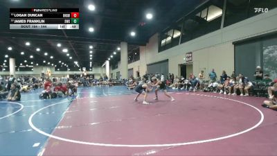 144 lbs Cons. Round 5 - James Franklin, Stronghold Wrestling Club vs Logan Duncan, Blackman High School Wrestling