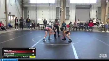 76 lbs Round 3 (6 Team) - Liam Soe, Junior Terps Xpress vs Noah Smith, PA Alliance White