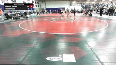 145 lbs Champ. Round 1 - Amanda Jaeger, Fort Hays State vs Ailee Briggs, Unattached