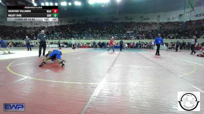 105 lbs Consi Of 16 #2 - Hunter Villines, Weatherford vs Riley Ivie, Central Middle School