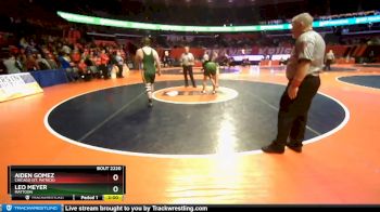 2A 220 lbs Cons. Round 1 - Leo Meyer, Mattoon vs Aiden Gomez, Chicago (St. Patrick)