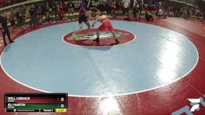 145 lbs Cons. Semi - Will Lebsack, Idaho vs Eli Martin, Idaho