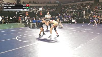 132 lbs Consi Of 32 #2 - Garrett Chain, West Valley (NS) vs Jose Diaz, Madera (CS)