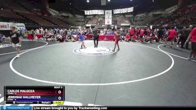 113 lbs Round 1 (16 Team) - Carlos Malgoza, CVWA vs Jeremiah Hallmeyer, KTWA