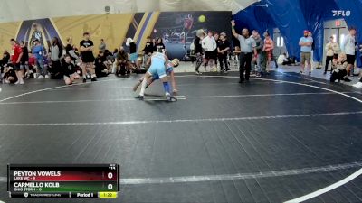 113 lbs Finals (2 Team) - Peyton Vowels, Lake WC vs Carmello Kolb, Ohio Storm