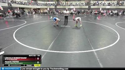 120 lbs Quarterfinal - Lincoln Robertshaw, DC Elite Wrestling vs Mason Pieper, Askren Wrestling Academy