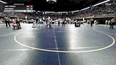 89 lbs Consy 1 - Carl Thomas, Burrell vs Ben Kinney, Butler