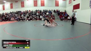 120 lbs Champ. Round 1 - Brooklyn Madal, Normandy vs Karah Yoho, Perry (Massillon)