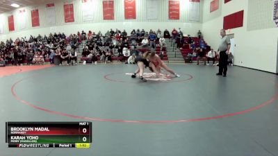 120 lbs Champ. Round 1 - Brooklyn Madal, Normandy vs Karah Yoho, Perry (Massillon)