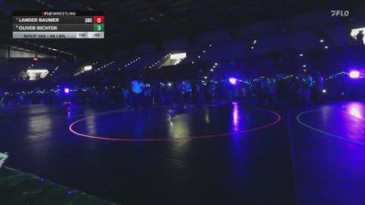99 lbs Cons. Quarters - Lander Baumer, Grace Wrestling Club vs Oliver Richter