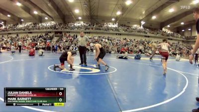 135 lbs Champ. Round 2 - Mark Barnett, Southern Boone Wrestling Club-AAA vs Julian Daniels, Wildcat Takedown Club-AA 