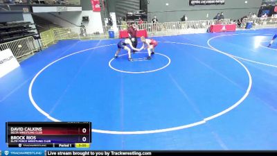 195 lbs Cons. Semi - David Calkins, Delta Wrestling Club vs Brock Rios ...