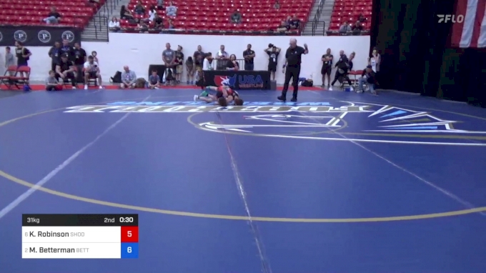 31 Kg Semis - Kyler Robinson, Shootbox Wrestling Club Vs Mason 