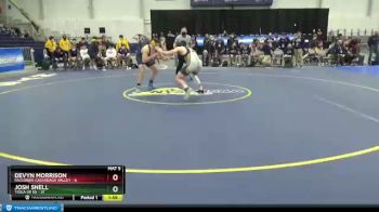 215 lbs Semifinals (4 Team) - Josh Snell, Tioga Sr HS vs Devyn Morrison, Falconer-Cassadaga Valley