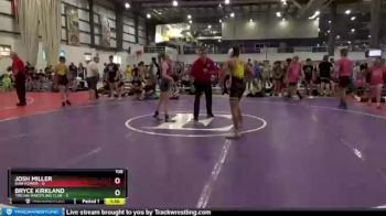 106 lbs Semis (4 Team) - Bryce Kirkland, TROJAN WRESTLING CLUB vs Josh Miller, RAW POWER