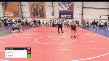 185 lbs Round Of 16 - Jacqueline Torres, CA vs Becca Oetken, WY