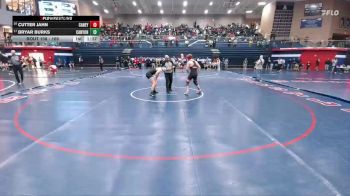 165 lbs Round 1 - Cutter Jahn, Conroe Caney Creek vs Bryar Burks, Canyon