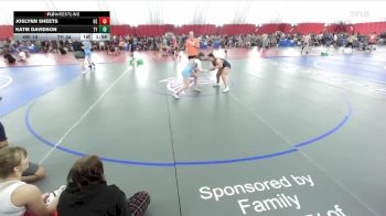 138 lbs Round 6 (10 Team) - Joslynn Sheets, Oswego East vs Katie Davidson, Geneseo