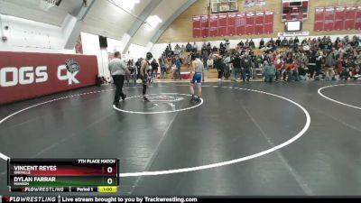 126 2B 7th Place Match - Vincent Reyes, Oroville vs Dylan Farrar, Manson