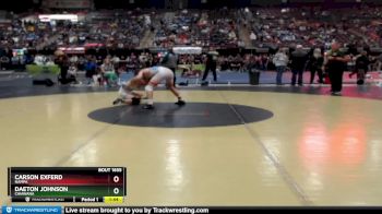 138 lbs Semifinal - Carson Exferd, Nampa vs Daeton Johnson, Chiawana